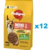 PEDIGREE Adult MINI 12x500g con pollame e verdure alimento secco completo per cani adulti di piccola taglia