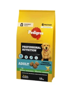 PEDIGREE Adult Professional Nutrition 12kg con pollame e verdure per cani di taglia grande e media