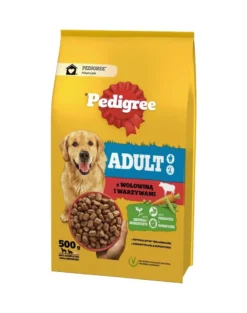 PEDIGREE Adult 12x500g alimento completo con manzo e verdure per cani di taglia grande e media