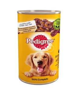 PEDIGREE Adult 12x1200g Alimento umido completo con pollo e carote in gelatina per cani adulti