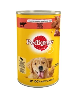 PEDIGREE Adult 12x1200g cibo umido completo con manzo in gelatina per cani adulti