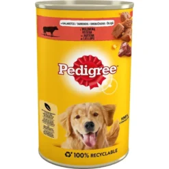 PEDIGREE Adult 12x1200g cibo umido completo con manzo in gelatina per cani adulti