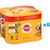 PEDIGREE Adult 24x400 g cibo umido completo per cani adulti in gelatina con pollo e manzo
