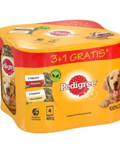PEDIGREE Adult 24x400 g cibo umido completo per cani adulti in gelatina con pollo e manzo