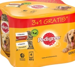 PEDIGREE Adult 24x400 g cibo umido completo per cani adulti in gelatina con pollo e manzo