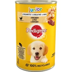 PEDIGREE Junior 24x400g cibo umido completo per cani in crescita con pollo in gelatina