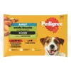 PEDIGREE Mix gusti in salsa per cani adulti 4x100g manzo e agnello, tacchino e carote