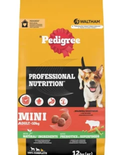 PEDIGREE Professional Nutrition Adult Mini con Manzo e Verdure 12 kg crocchette per cani di piccola taglia