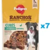 PEDIGREE Ranchos Cubes 7x70g Alimento complementare con anatra per cani adulti