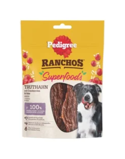 PEDIGREE Ranchos Superfoods con tacchino, mirtilli rossi e riso 70g