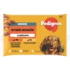 PEDIGREE Senior Scelta di Gusti buste 4x100 g cibo umido completo per cani adulti con mix di manzo e fegato, con pollo in gelatina