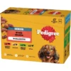 PEDIGREE Senior Scelta di Gusti bustine 12x100 g cibo umido completo per cani adulti con mix di manzo e fegato, con pollo, con mix di agnello e fegato, con pollame in gelatina