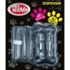 PET NOVA Distributore di sacchetti per feci + rotolo da 20 pezzi nero