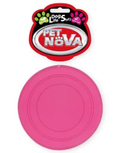 PET NOVA DOG LIFE STYLE Frisbee 18cm rosa, sapore di menta