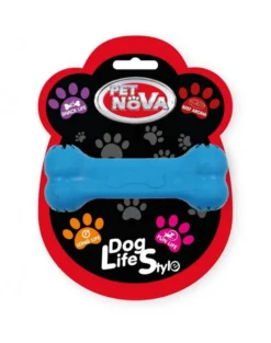 PET NOVA DOG LIFE STYLE Osso da trattare 11 cm, blu, aroma di manzo