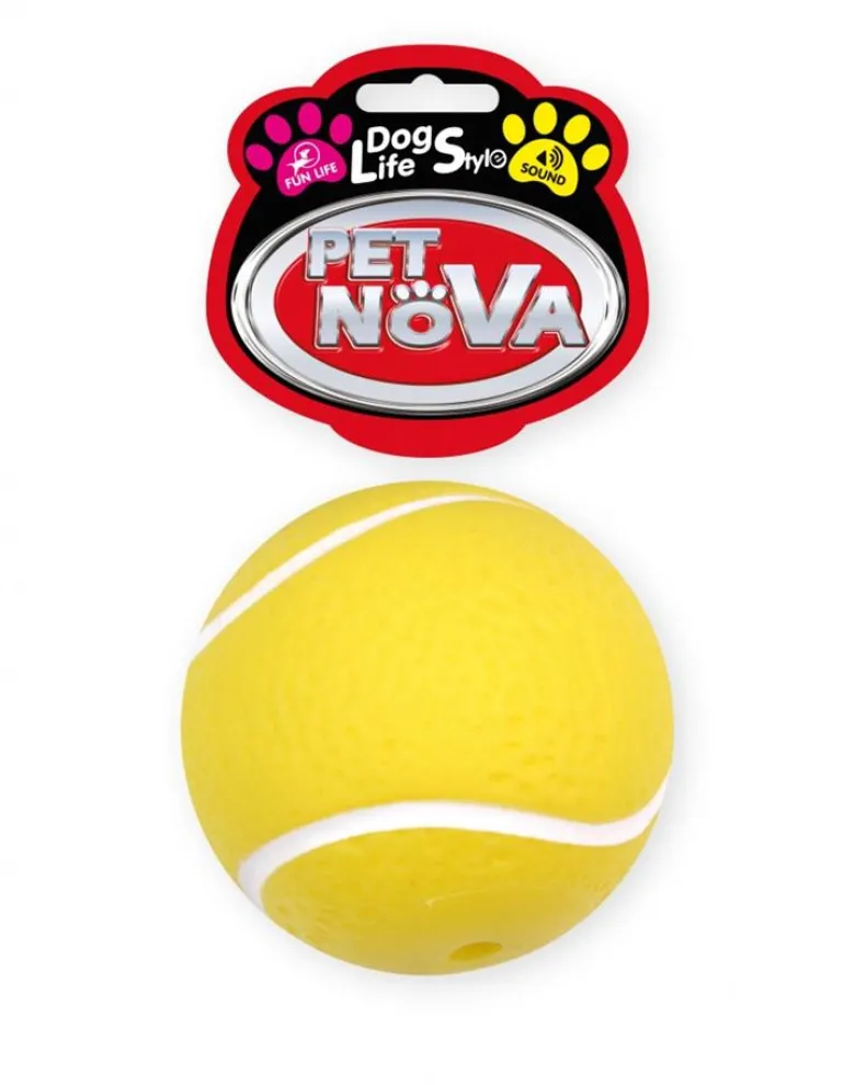 PET NOVA DOG LIFE STYLE Pallina da tennis per cani 7 cm