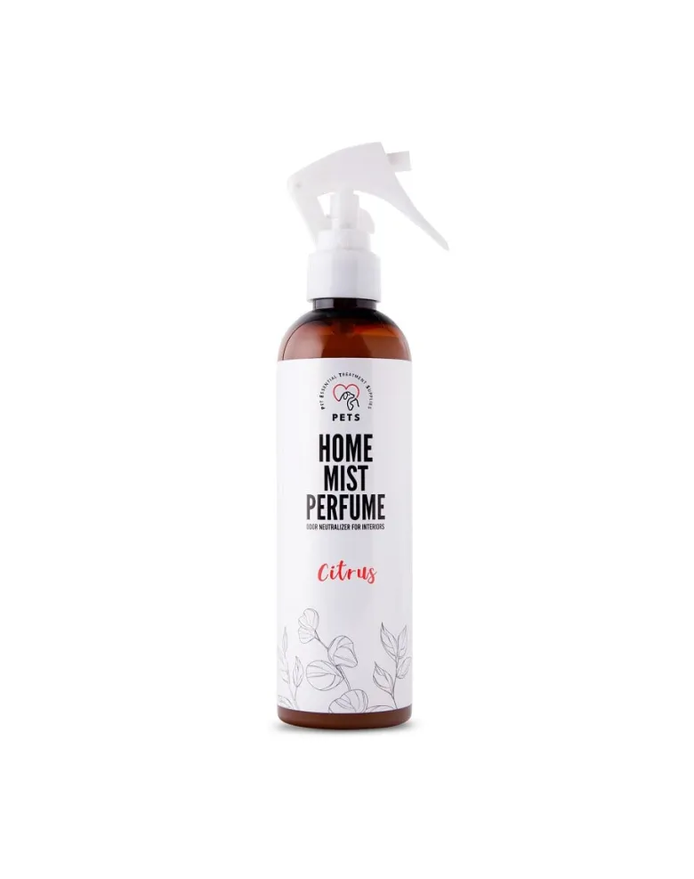 PETS Home Mist Perfume Citrus 250 ml Neutralizzatore di odori in spray per interni al profumo di agrumi