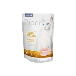 PIPER Animals Adult Cibo umido per gatti al pollo 10 x 100g