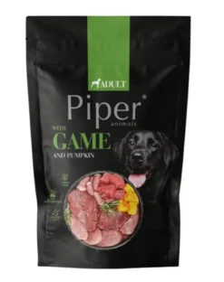 PIPER cibo umido per cani con selvaggina e zucca in bustina 500g