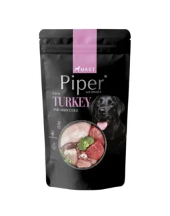 PIPER cibo umido per cani con tacchino e broccoli in bustina 500g