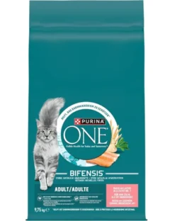 PURINA ONE Bifensis Adult Cat Salmon and Wheat 9,75 kg salmone e grano, cibo secco per gatti