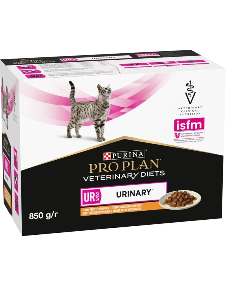 PURINA PRO PLAN Veterinary Diets Feline UR St/Ox Urinary Chicken 10x85 g
