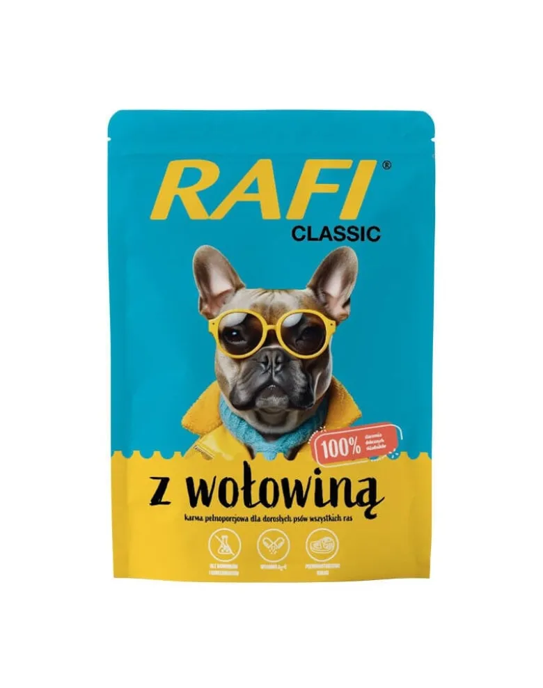 RAFI Classic cibo umido con manzo per cani 400g