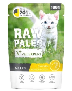 RAW PALEO Monoprotein Kitten Chicken 100 g per gattini con pollo