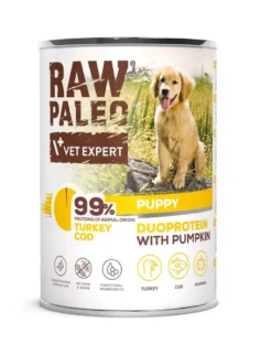 RAW PALEO Turkey Cod Puppy 400g alimento umido tacchino con merluzzo per cuccioli