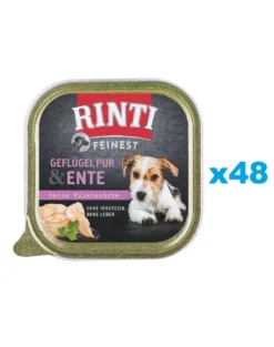 RINTI Feinest Poultry Pure&Duck vaschetta pollame e anatra 48x150 g