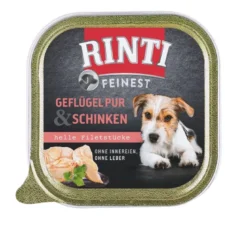 RINTI Feinest Poultry Pure&Ham vaschetta pollame e prosciutto 12x150 g