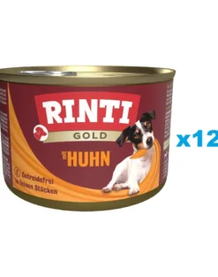 RINTI Gold Chicken Mini Pollo per cani di razza piccola 12x185 g
