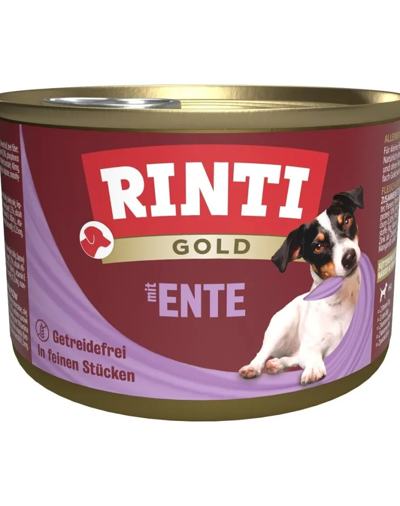 RINTI Gold Duck hearts Mini Cuori d'anatra per cani di piccola taglia 12x185g