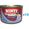 RINTI Gold Junior Poultry Mini Pollame per cuccioli di razza piccola 12x185 g