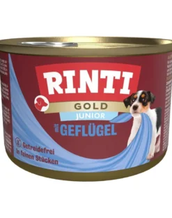 RINTI Gold Junior Poultry Mini Pollame per cuccioli di razza piccola 12x185 g