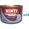 RINTI Gold Junior Poultry Mini Pollame per cuccioli di razza piccola 24x185 g