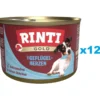 RINTI Gold Poultry Hearts Mini cuori di pollame per piccole razze 12x185 g