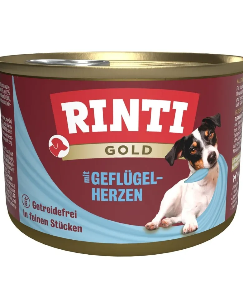 RINTI Gold Poultry Hearts Mini cuori di pollame per piccole razze 12x185 g