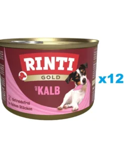 RINTI Gold Veal Mini Agnello per cani di piccola taglia 12x185 g