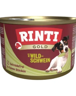 RINTI Gold Wild boar Mini Cinghiale per cani di razza piccola 24x185 g