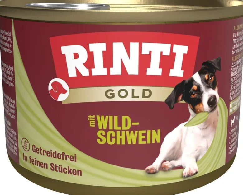 RINTI Gold Wild boar Mini Cinghiale per cani di razza piccola 24x185 g