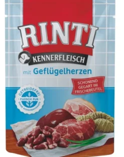 RINTI Kennerfleisch Poultry hearts Cuori di pollame 400 g in bustina