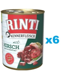 RINTI Kennerfleisch Venison cervo 6 x 800g