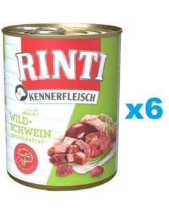 RINTI Kennerfleisch Wild boar cinghiale 6 x 800g