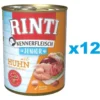 RINTI Kennerfleish Junior Chicken con pollo per cuccioli 12 x 400g