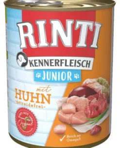 RINTI Kennerfleish Junior Chicken 6x400 g z kurczakiem dla szczeniąt