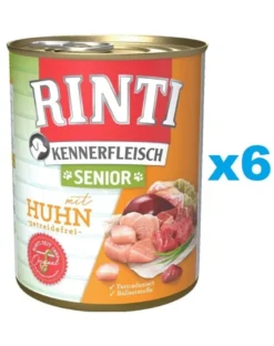 RINTI Kennerfleish Senior Chicken con pollo per cani anziani 6 x 800g