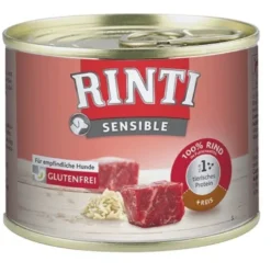 RINTI Sensible Wołowina z ryżem 12x185 g