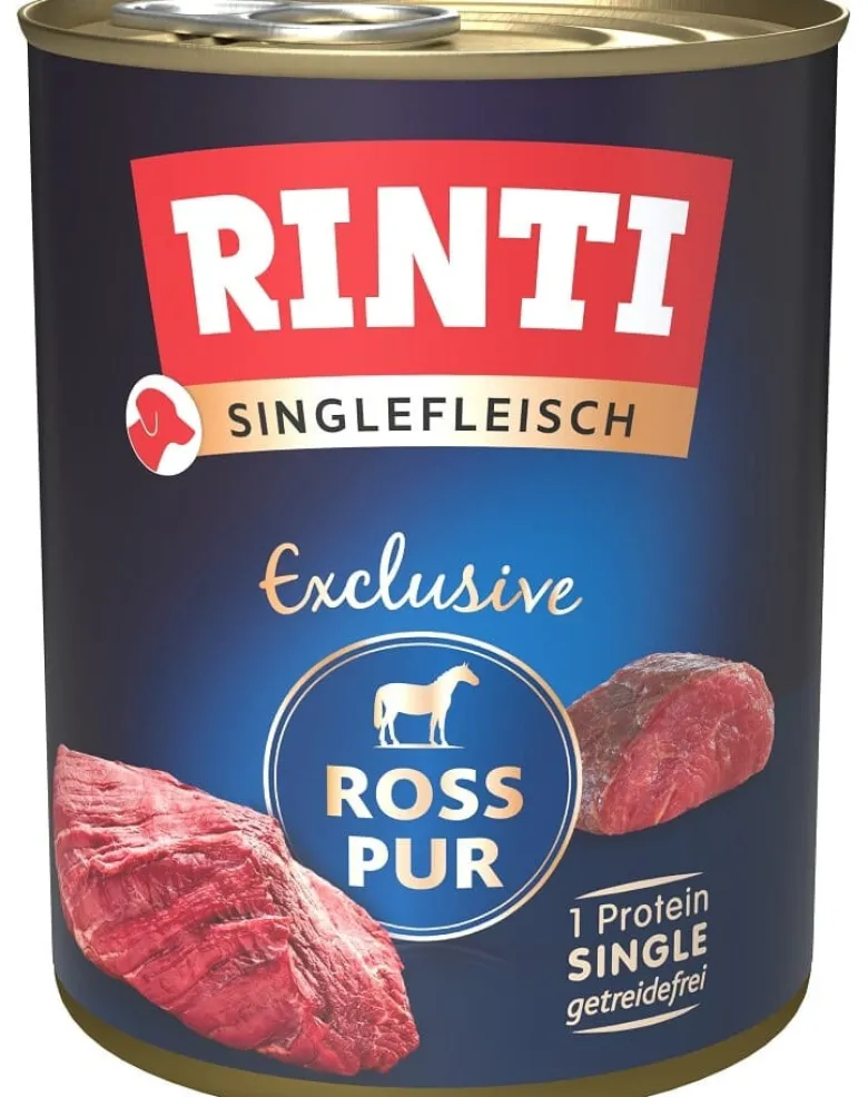 RINTI Singlefleisch Exclusive Horse Pure alimento monoproteico cavallo 800 g