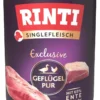 RINTI Singlefleisch Exclusive Poultry Pure alimento monoproteico pollame 800g